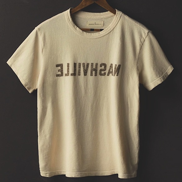 imogene + willie Tops - Imogene + Willie Nashville tee vintage white Medium